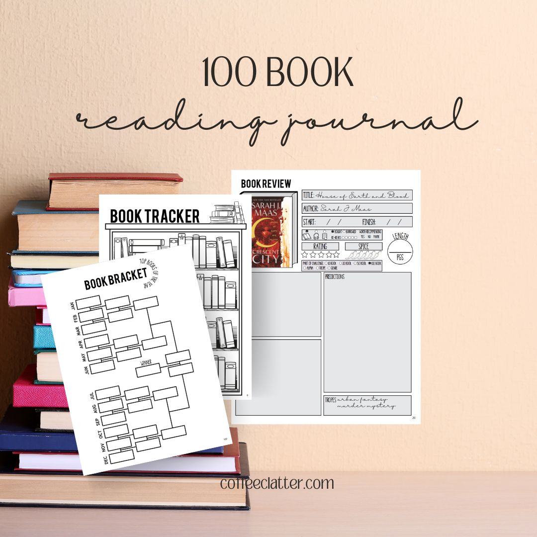 100 Book Reading Journal - Printable