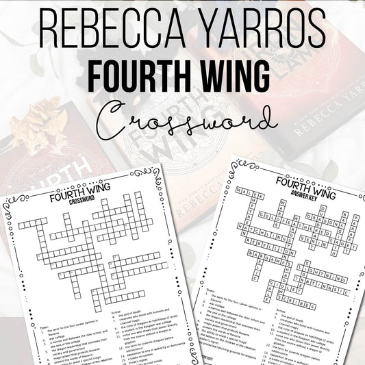Fourth Wing Crossword Puzzle
