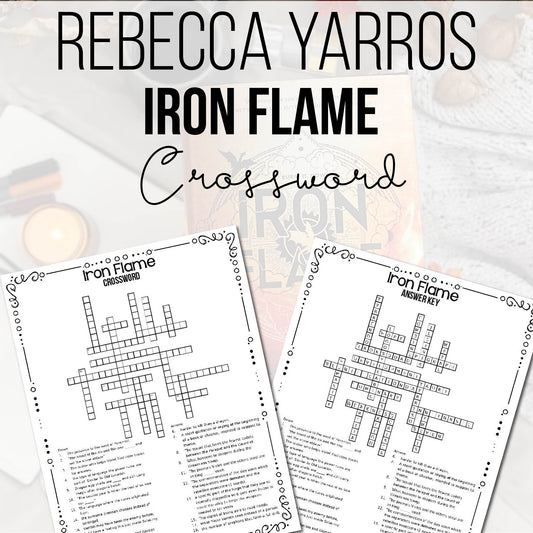 Iron Flame Crossword Puzzle